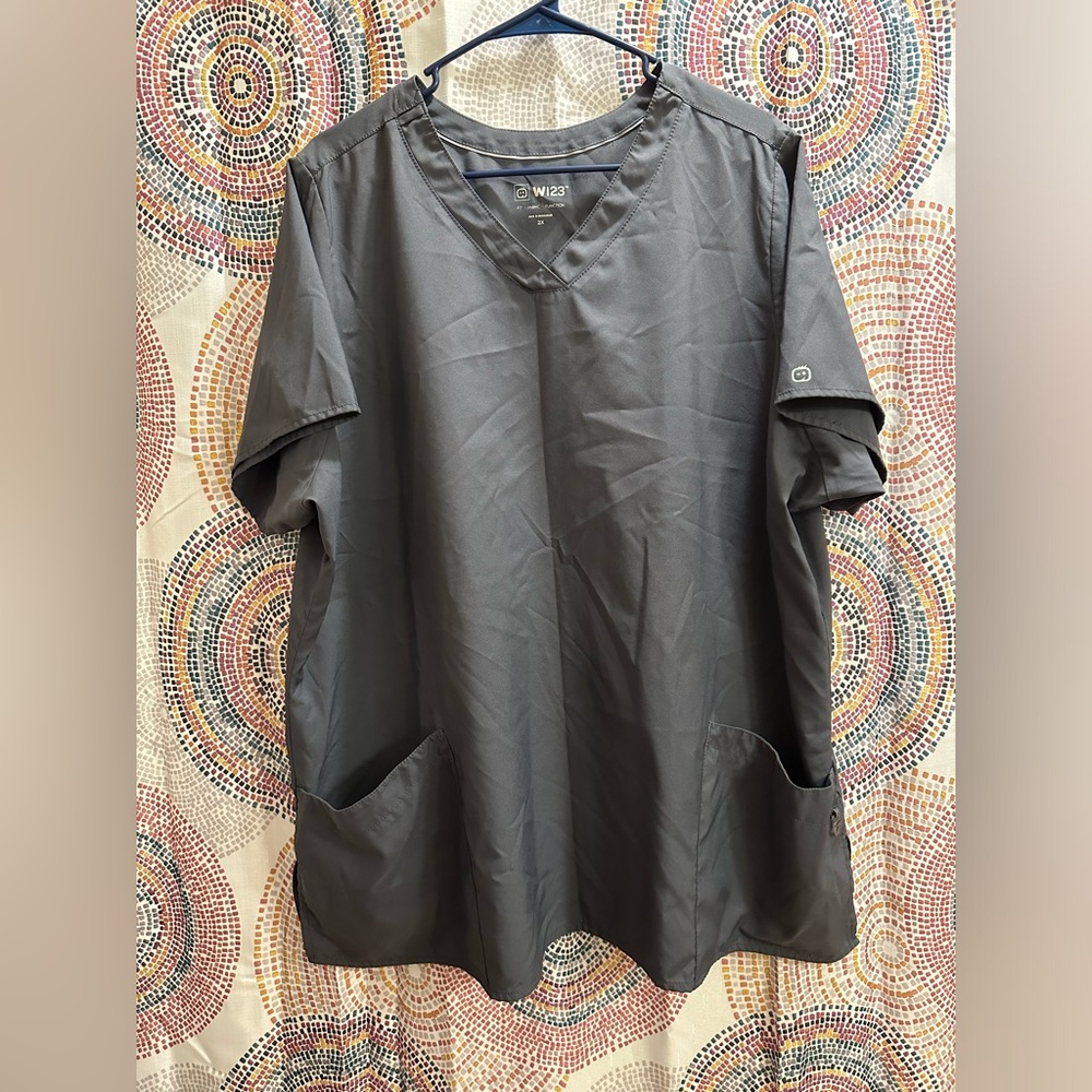 Customized scrub top
